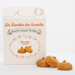 Macarons amandes - boite cartonnée